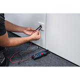 Bosch Offene Strommesszange GFM 1000-15, Messgerät blau/schwarz, 2x Batterien, Tasche