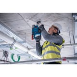 Bosch Professional 18V Profi-Set Bohrhammer GBH 18V-22 + Bohrschrauber GSR 18V-45 blau/schwarz, 2x Li-Ionen Akku 4,0Ah, Hammerbohrer- und Bit-Set, Werkzeugtasche