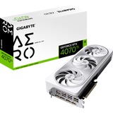 GIGABYTE GeForce RTX 4070 Ti AERO OC, Grafikkarte DLSS 3, 3x DisplayPort, 1x HDMI 2.1