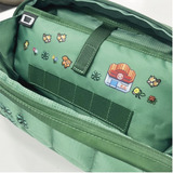 HORI Gesteppte Tasche (Pixel Grün) grün, für Nintendo Switch 2 / Switch / Switch OLED