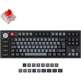 Keychron Q3 Pro, Gaming-Tastatur schwarz/blaugrau, DE-Layout, Keychron K Pro Red, Hot-Swap, Aluminiumrahmen, RGB