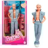 Mattel Barbie The Movie - Ken Puppe im Jeansoutfit und Original Ken Unterwäsche, Spielfigur 