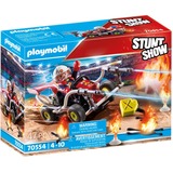 PLAYMOBIL 70554 Stuntshow Feuerwehrkart, Konstruktionsspielzeug