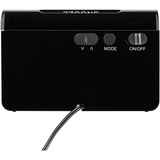 TFA Digitaler Funk-Wecker ICON mit weißer LED schwarz