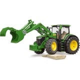 bruder 03151 John Deere 7R 350 mit Frontlader, Modellfahrzeug grün