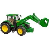 bruder John Deere 7R 350 mit Frontlader, Modellfahrzeug grün