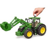 bruder John Deere 7R 350 mit Frontlader, Modellfahrzeug grün