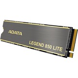 ADATA LEGEND 850 LITE 500GB, SSD dunkelgrau/gold, PCIe 4.0 x4, NVMe 1.4, M.2 2280
