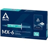 ARCTIC MX-6 Wärmeleitpaste 4g, Wärmeleitpasten grau, mit 6x MX Cleaner