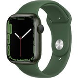 Apple Watch Series 7 Generalüberholt, Smartwatch grün/grün, 45 mm, Sportarmband, Aluminium-Gehäuse