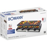 Bomann Raclette-Grill RG 6039 CB schwarz/edelstahl