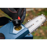 Bosch Akku-Astsäge GKE 18V-15 Prodessional solo, 18Volt, Kettensäge blau, ohne Akku und Ladegerät