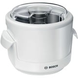 Bosch Eisbereiter-Aufsatz MUZS2EB, Eismaschine weiß, für Küchenmaschine MUM Serie 2