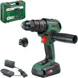 Bosch Heimwerken & Garten Akku-Schlagbohrschrauber AdvancedImpact 18V-80 QuickSnap grün, Li-Ionen Akku 2,5Ah, Koffer, POWER FOR ALL ALLIANCE
