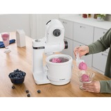 Bosch Home Eisbereiter-Aufsatz MUZS2EB, Eismaschine weiß, für Küchenmaschine MUM Serie 2