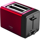 Bosch Kompakt-Toaster DesignLine TAT4P424DE rot/schwarz