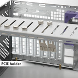 Chieftec UNC-409S-AIO-OP, Rack, Server-Gehäuse schwarz