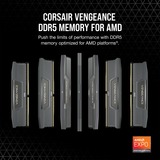 Corsair DIMM 32 GB DDR5-6000 (2x 16 GB) Dual-Kit, Arbeitsspeicher grau, CMK32GX5M2B6000Z30, Vengeance, AMD EXPO
