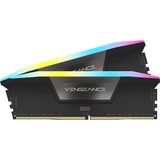 Corsair DIMM 64 GB DDR5-6000 (2x 32 GB) Dual-Kit, Arbeitsspeicher schwarz, CMH64GX5M2B6000C40, Vengeance RGB, INTEL XMP