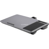 Digitus Notebook Tisch / Arbeitsplatz, bis 17" grau, Handy-Slot und Mauspad