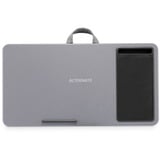 Digitus Notebook Tisch / Arbeitsplatz, bis 17" grau, Handy-Slot und Mauspad