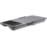 Digitus Notebook Tisch / Arbeitsplatz, bis 17" grau, Handy-Slot und Mauspad