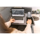 Digitus Notebook Tisch / Arbeitsplatz, bis 17" grau, Handy-Slot und Mauspad