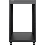 Digitus Universal 19-Zoll Equipment Rack mit Rollen, Rack, Server-Gehäuse schwarz, 16 Höheneinheiten