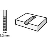 Dremel Wolframkarbid-Fräser, quadratisch Ø 3,2 mm (9901) 1 Stück, Schaft Ø 3,2mm