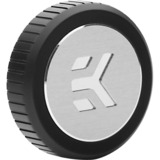 EKWB EK-Quantum Torque Plug w/Badge - Black, Schraube schwarz/silber