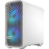 Fractal Design Compact RGB White TG Clear, Tower-Gehäuse weiß, Tempered Glass