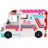 Mattel Barbie 2-in-1 Krankenwagen Spielset mit Licht & Geräuschen, Spielfahrzeug mehr als 20 Zubehörteile