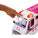 Mattel Barbie 2-in-1 Krankenwagen Spielset mit Licht & Geräuschen, Spielfahrzeug mehr als 20 Zubehörteile
