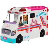 Mattel Barbie 2-in-1 Krankenwagen Spielset mit Licht & Geräuschen, Spielfahrzeug mehr als 20 Zubehörteile