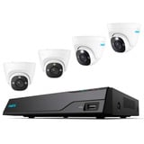 Reolink NVS8-8MD4, Set 1x NVR mit 2TB, 4x PoE Reolink 8 MP Überwachungskamera
