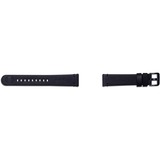 Samsung Leder Armband Essex von Strap Studio, Uhrenarmband schwarz, 20 mm, Samsung Galaxy Watch