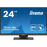 iiyama ProLite T2454MSC-B2AG, LED-Monitor 60.5 cm (23.8 Zoll), schwarz (matt), FullHD, IPS, Touchscreen, USB-Hub