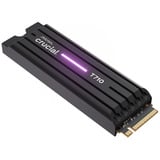 Crucial T710 4 TB, SSD schwarz, PCIe 5.0 x4, NVMe 2.0, M.2 2280, mit Kühlkörper