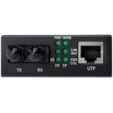 Digitus Fast Ethernet Medienkonverter RJ-45 auf ST-Duplex schwarz
