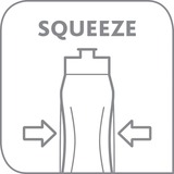 Emsa SQUEEZE Sport-Trinkflasche 0,6 Liter anthrazit