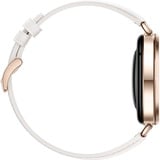 Huawei Watch GT 6 41mm (Konsu-B19L), Smartwatch gold, weißes Lederverbundarmband
