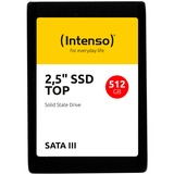 Intenso TOP SSD 512 GB schwarz, SATA 6 Gb/s, 2,5", Bulk