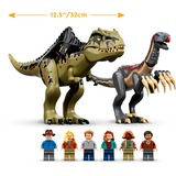 LEGO 76949 Jurassic World Giganotosaurus & Therizinosaurus Angriff, Konstruktionsspielzeug 
