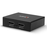 Lindy 2 Port HDMI 4K Splitter, HDMI Splitter schwarz