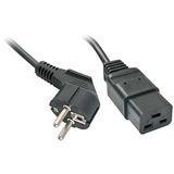 Lindy Kaltgerätekabel Schutzkontakt > IEC C19, 2 Meter schwarz