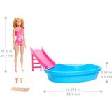 Mattel Barbie Pool mit Puppe 