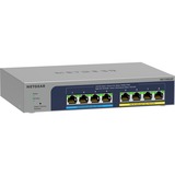 Netgear MS108UP 8-Port Ultra 60 PoE, Switch grau