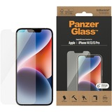PanzerGlass Classic Fit Bildschirmschutz, Schutzfolie transparent, iPhone 14, 13, 13 Pro