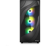 Sharkoon Rebel C80M RGB, Tower-Gehäuse schwarz