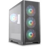 Silentware Air 1000, Tower-Gehäuse schwarz, Tempered Glass